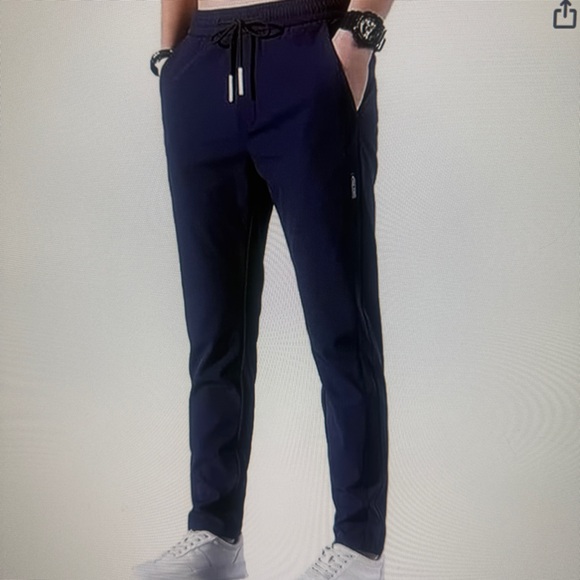 NEW📌Glide 2 Men Pants Quick Dry Pull-On Stretch Pants Mens Drawstring Pants